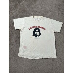RARE Vintage Limited Mens T-shirt 1970s Jackson Browne Los Angeles Tee, Size M